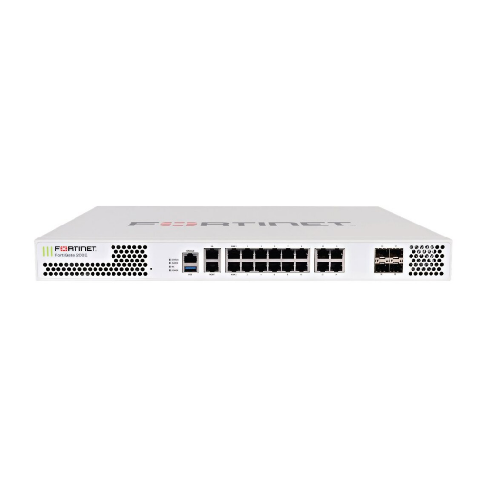 Fortinet FortiGate 200E - security appliance - with 1 year 360 ...